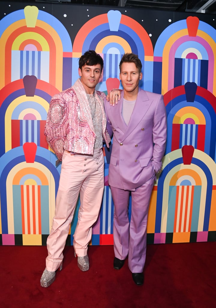 Tom Daley and Dustin Lance Black at the 2023 Brits Afterparty