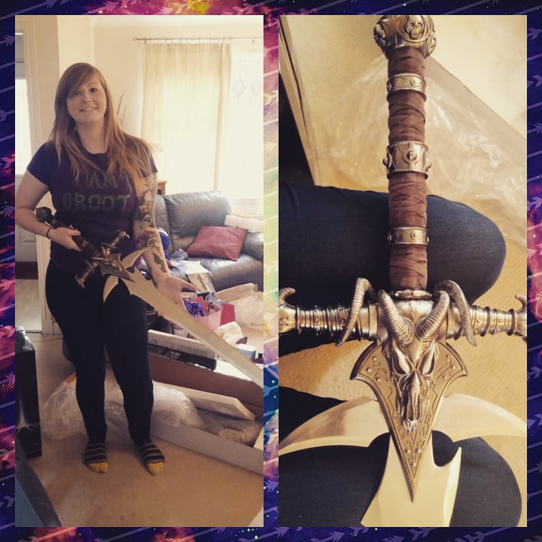 This Custom Steel Frostmourne From This Winning World of Warcraft-Loving Boyfriend