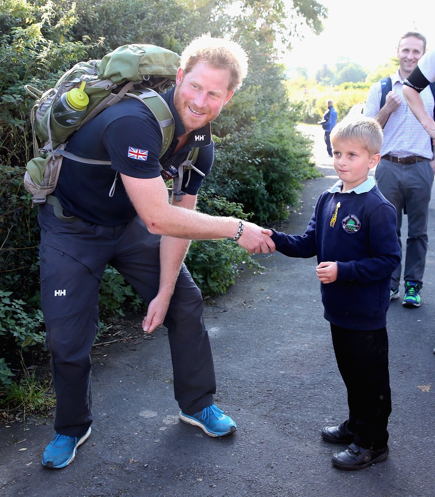 Prince Harry Walking the Wounded's Walk of Britain