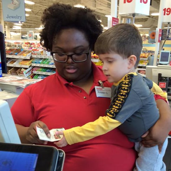 Meijer Store Cashier Lets Little Boy Ring Up Groceries