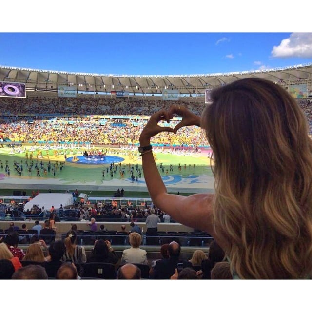 Gisele Bündchen showed her support at the World Cup.
Source: Instagram user giseleofficial