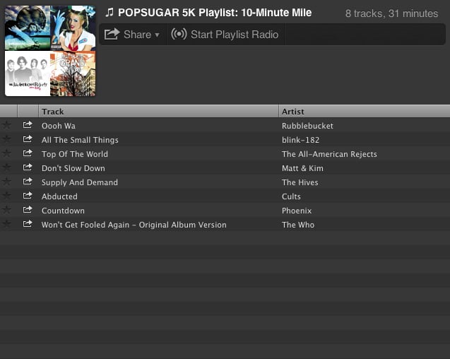 10 Minute Mile Best 5K Playlists POPSUGAR Fitness Photo 5