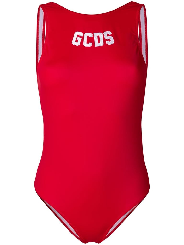 Gcds logo printed swimsuit