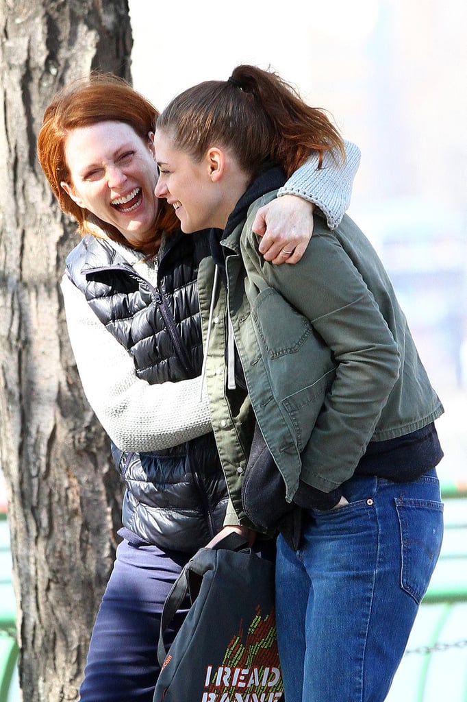 Kristen Stewart and Julianne More Filming Still Alice in NYC