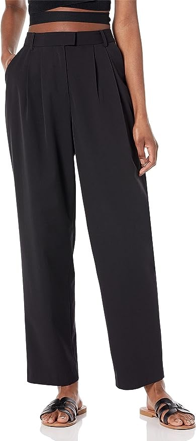 Amazon The Drop Dylan Pleated Straight Pant