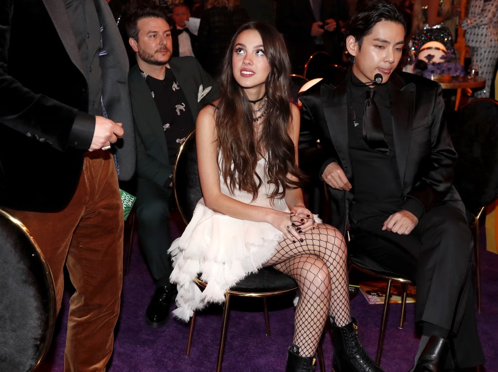 Olivia Rodrigo Wearing a Givenchy Minidress at Grammys 2022