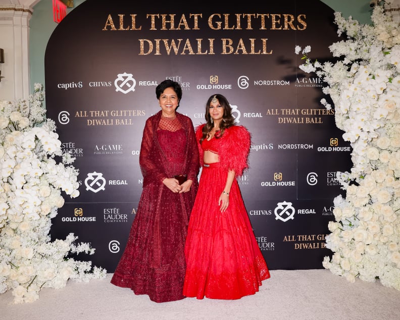 Indra Nooyi and Anjula Acharia at the New York City All That Glitters Diwali Ball