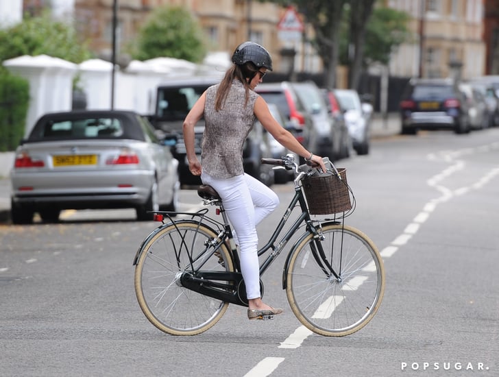 She Must Really Love That Print! | Pippa Middleton's Bike Riding Outfit ...