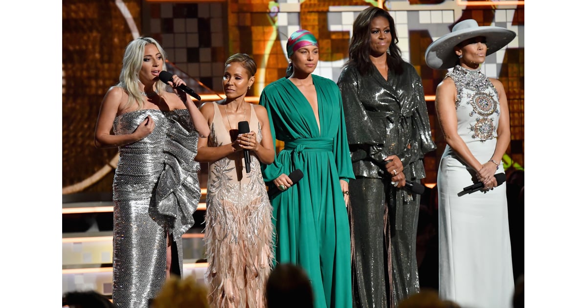 Michelle Obama At The 2019 Grammys Popsugar Celebrity Photo 37 