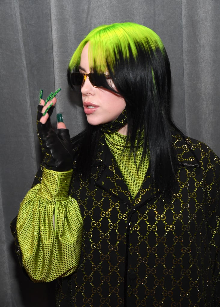 Billie Eilish Gucci Nail Art at the Grammys 2020 ...