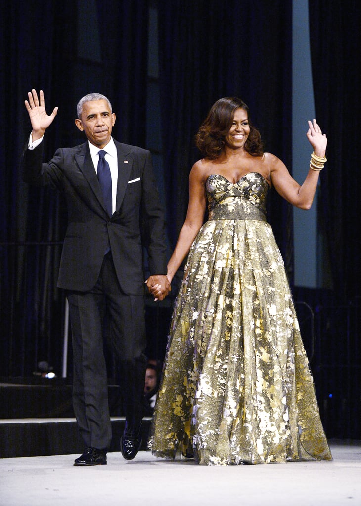 Barack and Michelle Obama at Black Caucus Awards Dinner 2016