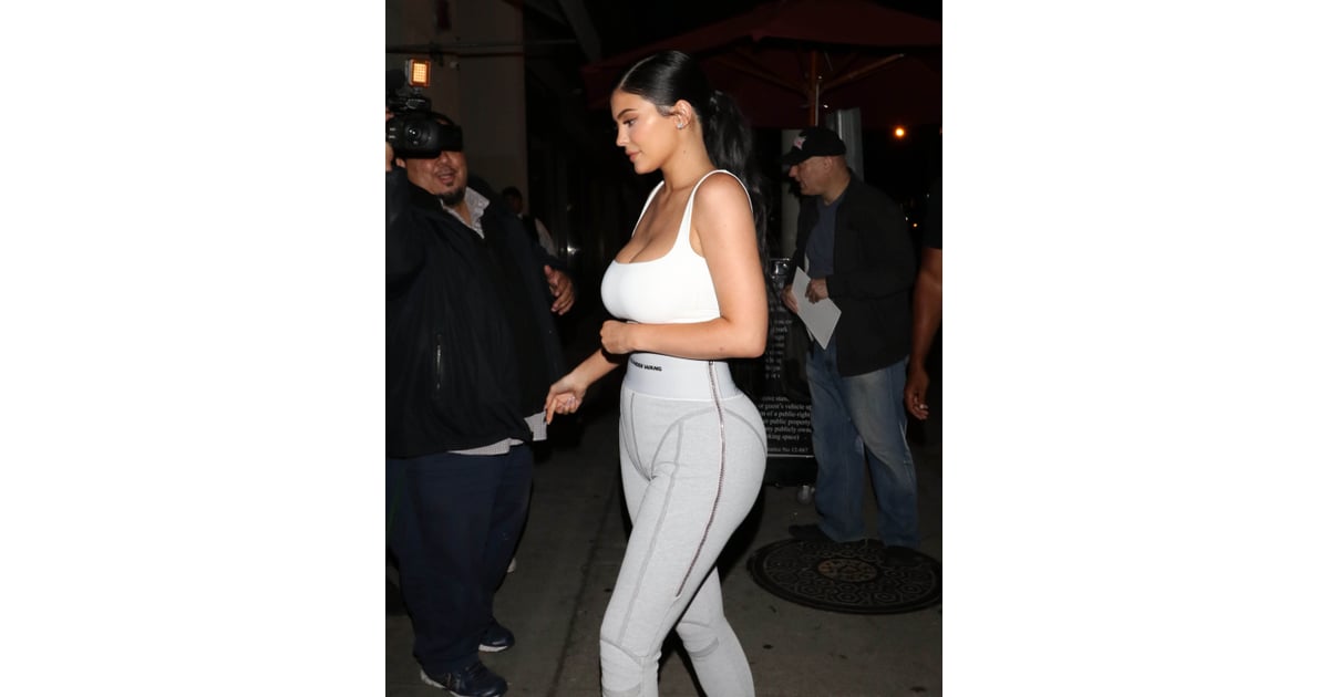 Kylie Jenner Casual Outfits Leggings Kylie Jenner Alexander Wang
