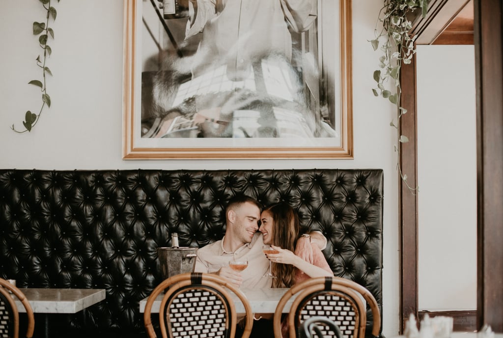 Champagne and Candy Engagement Shoot