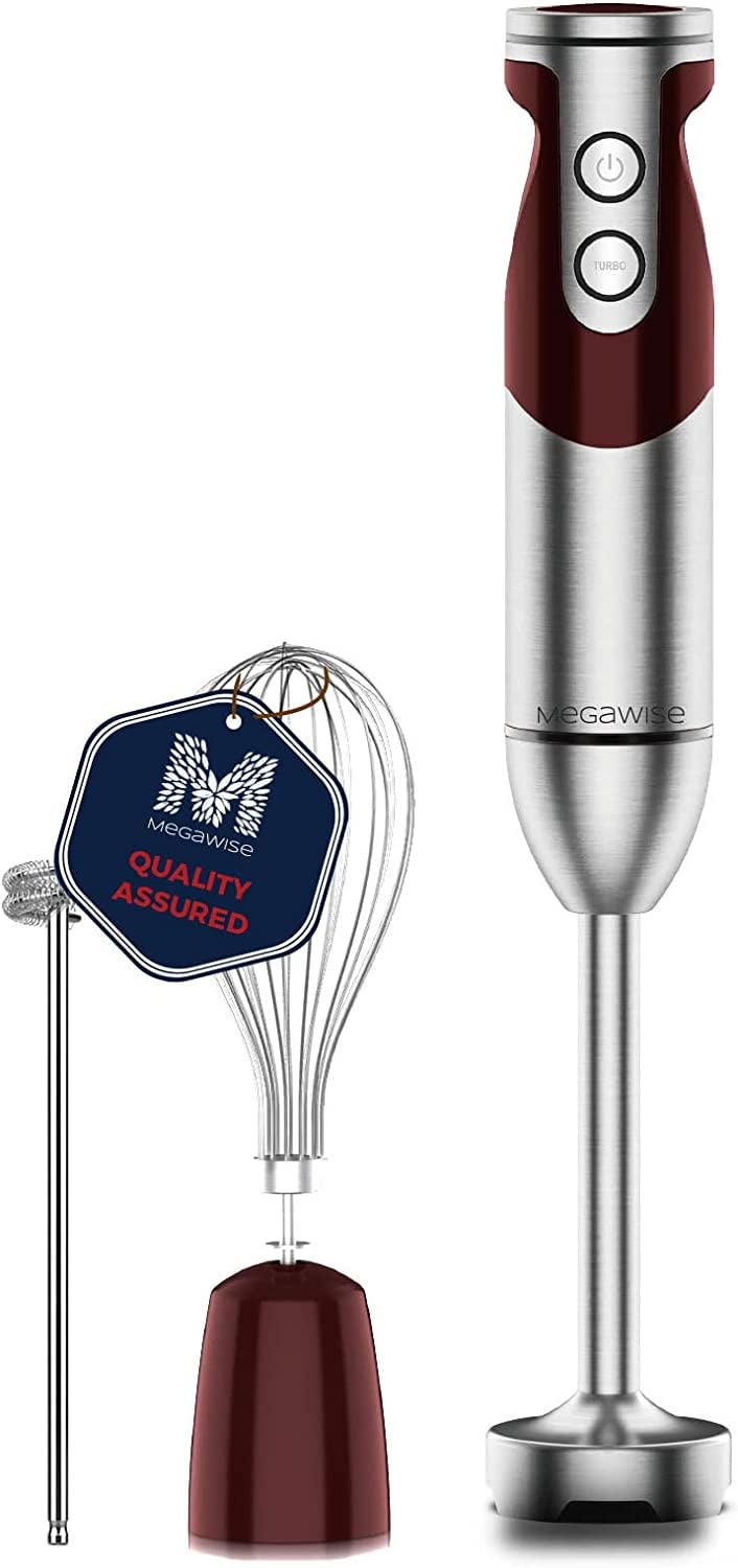 Small Stainless Steel Mixer Hand Held Immersion Blender, High