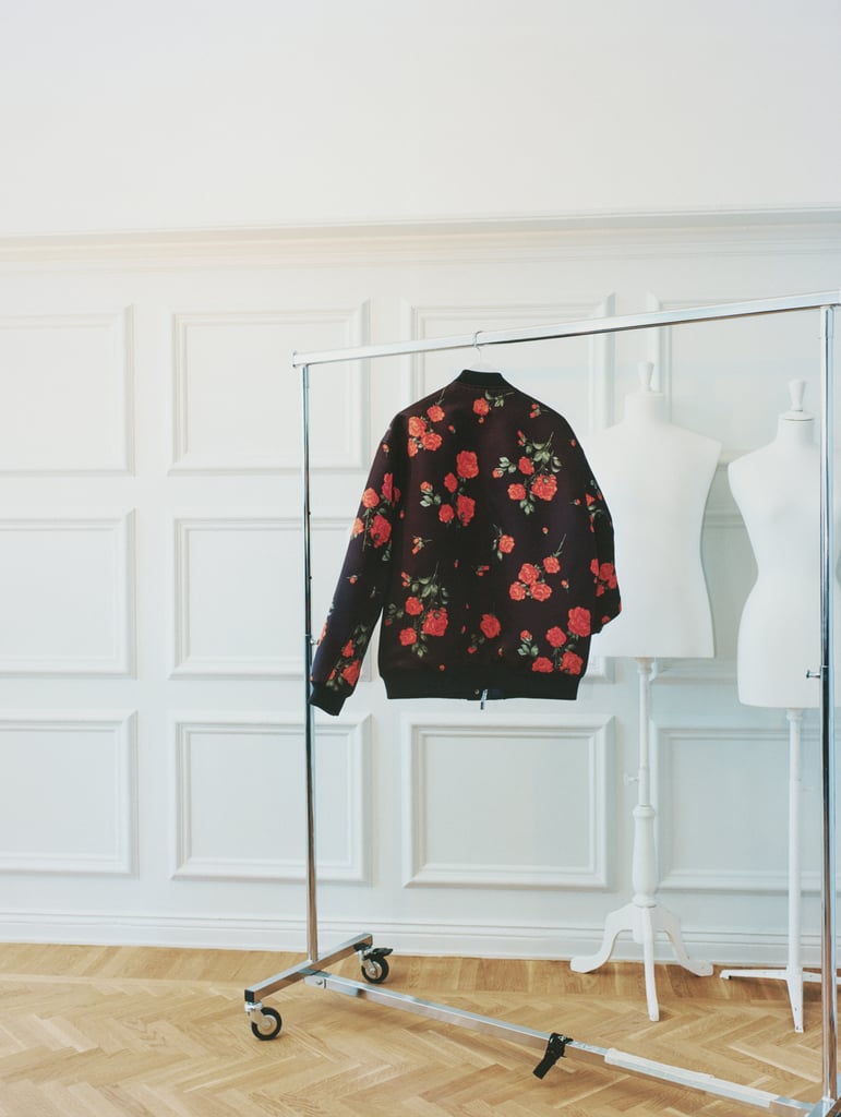Magda Butrym x H&M Rose Print Bomber Jacket