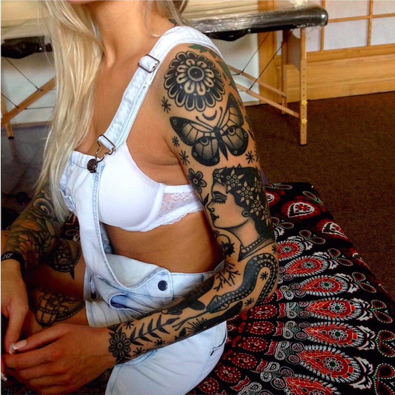 Pretty Sleeve Tattoos