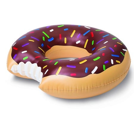 Chocolate Doughnut Pool Float