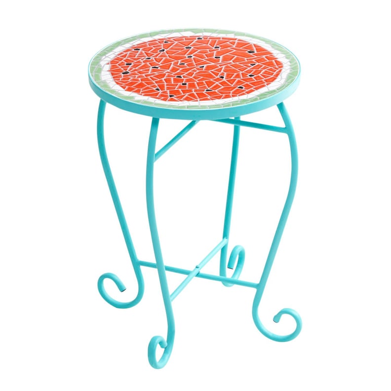 Watermelon Slice Mosaic Accent Table