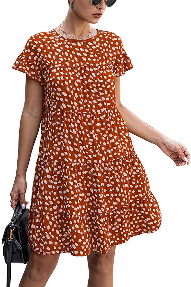 A Patterned Dress: KIRUNDO Tiered Dress