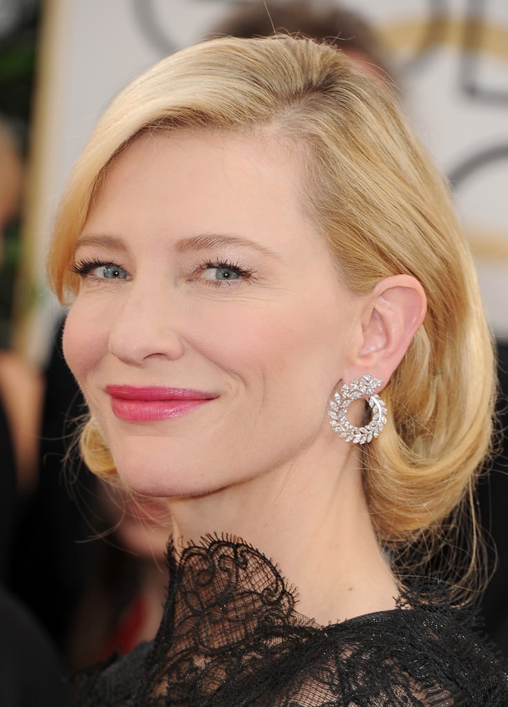 Cate Blanchett turned heads with a stunning pair of Chopard's Green Carpet Collection earrings.