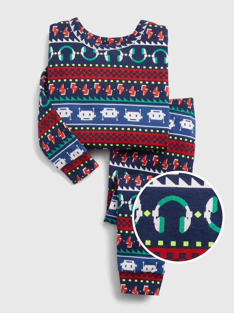 This babyGap Fair Isle Robot PJ Set ($27) will keep little ones warm, cozy, and perfectly festive.