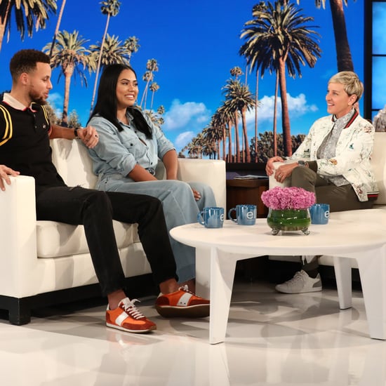 Stephen Curry and Ayesha Curry on Ellen Show February 2018