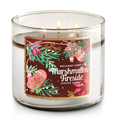 Bath & Body Works 3-Wick Marshmallow Fireside Candle