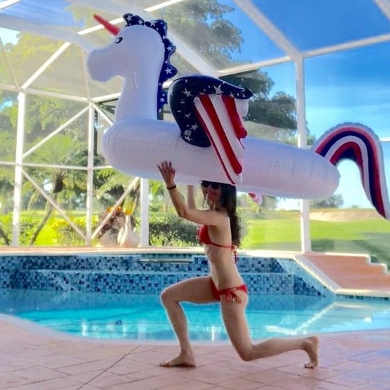 Summer Workout Using Pool Floats