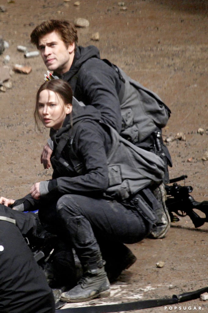 Jennifer Lawrence on the Hunger Games: Mockingjay Set