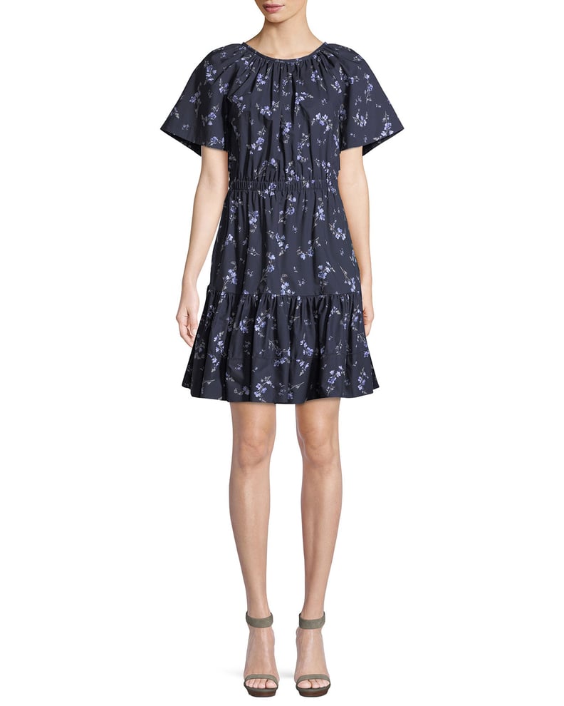 Rebecca Taylor Francine Floral-Print Cotton Dress