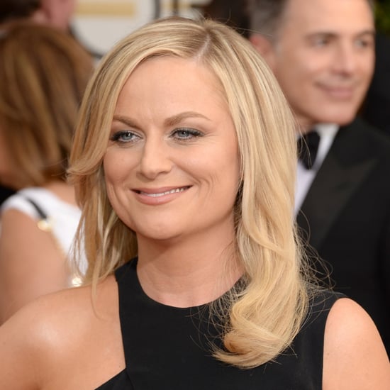 Amy Poehler Hair and Makeup at Golden Globes 2014