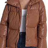 bagatelle faux leather puffer