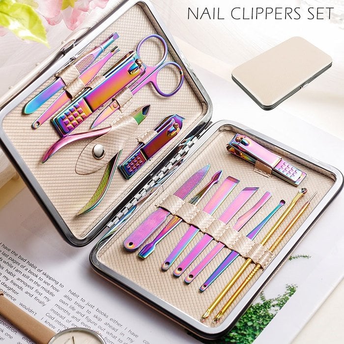 Willstar 15 in 1 Manicure Pedicure Set Nail Clippers