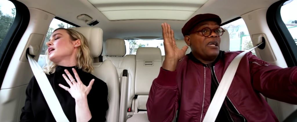 Brie Larson and Samuel L. Jackson Carpool Karaoke Video