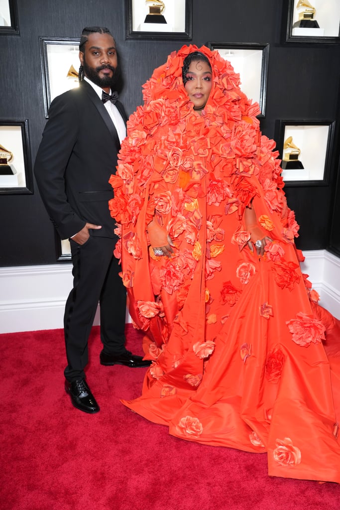 Lizzo and Myke Wright at the 2023 Grammys