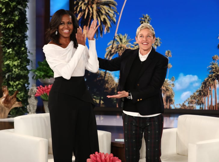 Michelle Obama's Black Roland Mouret Pants