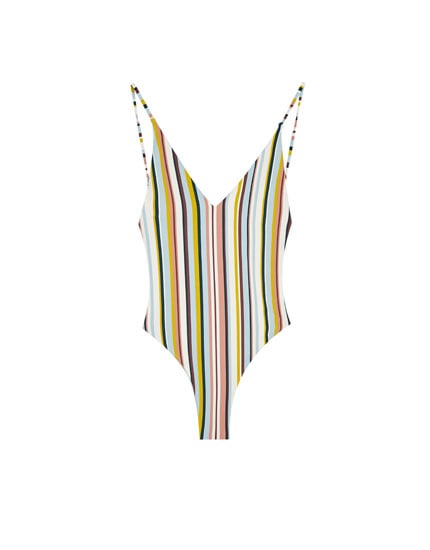 Pull & Bear Reversible Swimsuit