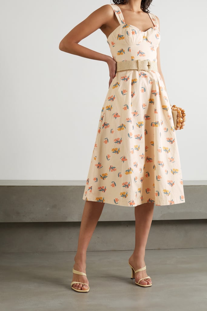Rebecca Vallance Floral Midi Dress