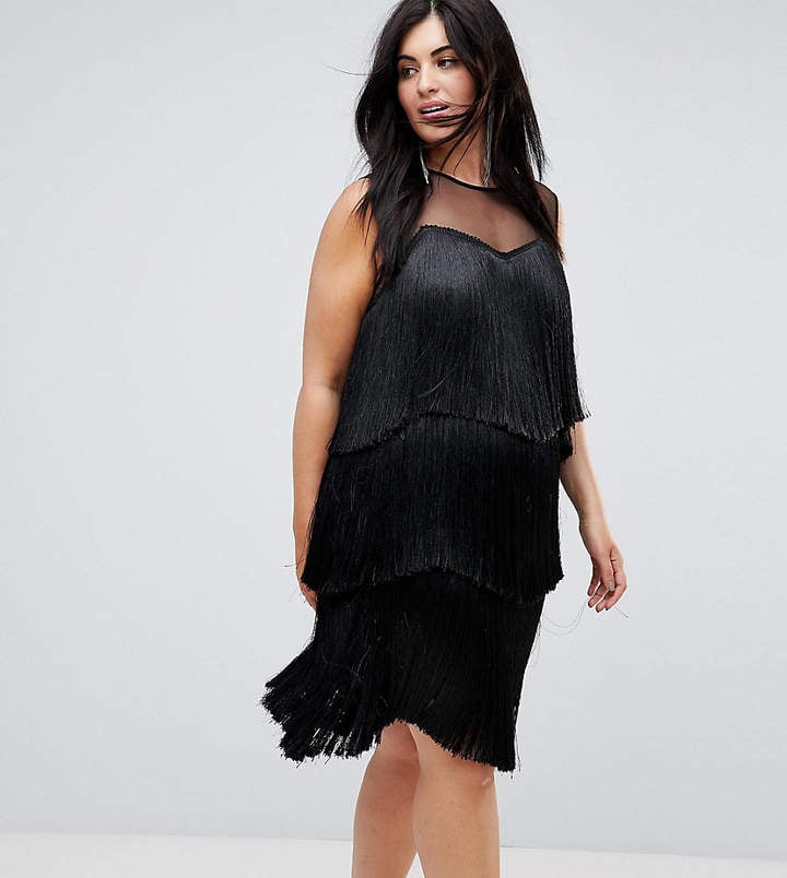 Asos Ultimate Fringe Layered Mini Dress