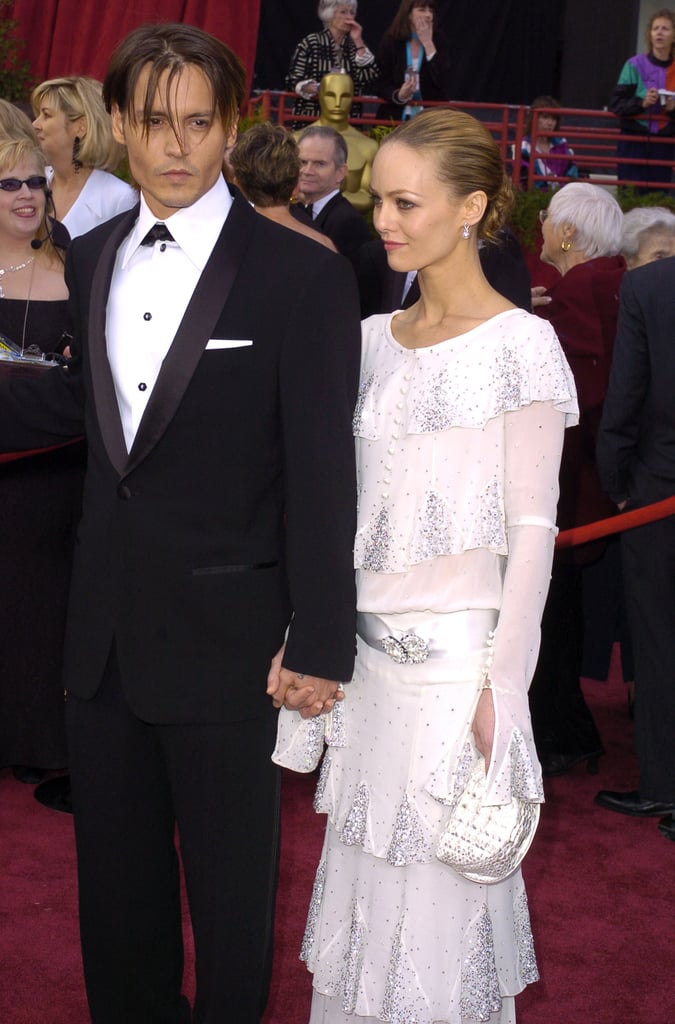 Johnny Depp brought Vanessa Paradis to the 2004 awards, at which he was a nominee for his work in Pirates of the Caribbean: The Curse of the Black Pearl. It was the first of his three nominations, though he has yet to win.
Johnny Depp brought Vanessa Paradis to the 2004 awards, at which he was a nominee for his work in Pirates of the Caribbean: The Curse of the Black Pearl. It was the first of his three nominations, though he has yet to win.
