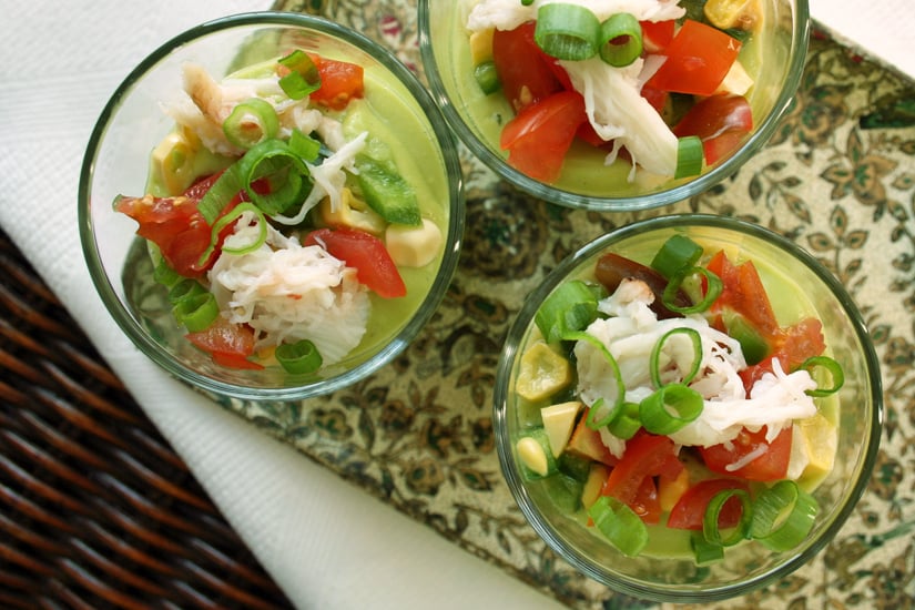 Chilled Avocado and Corn Soup