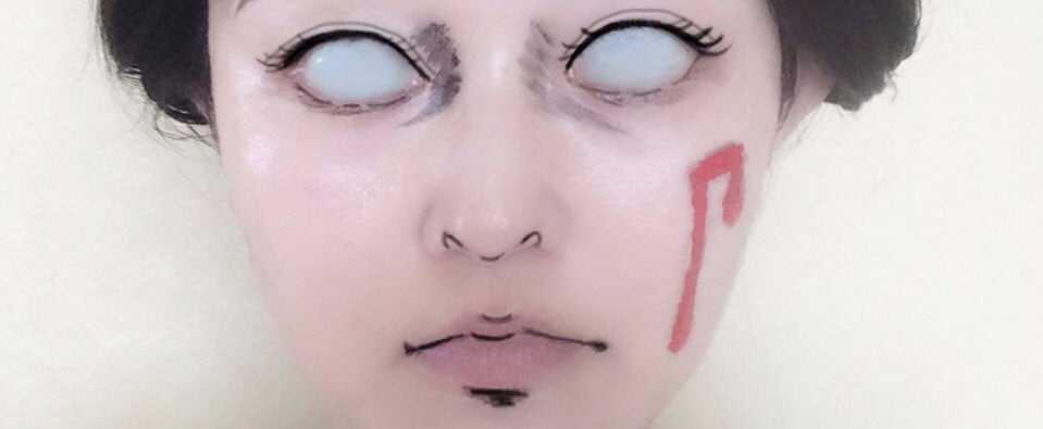 Halloween Japanese Manga Makeup Looks