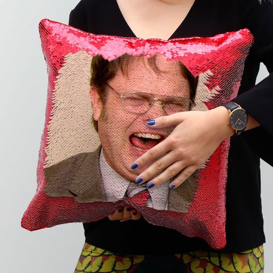 Dwight Schrute Sequin Pillows