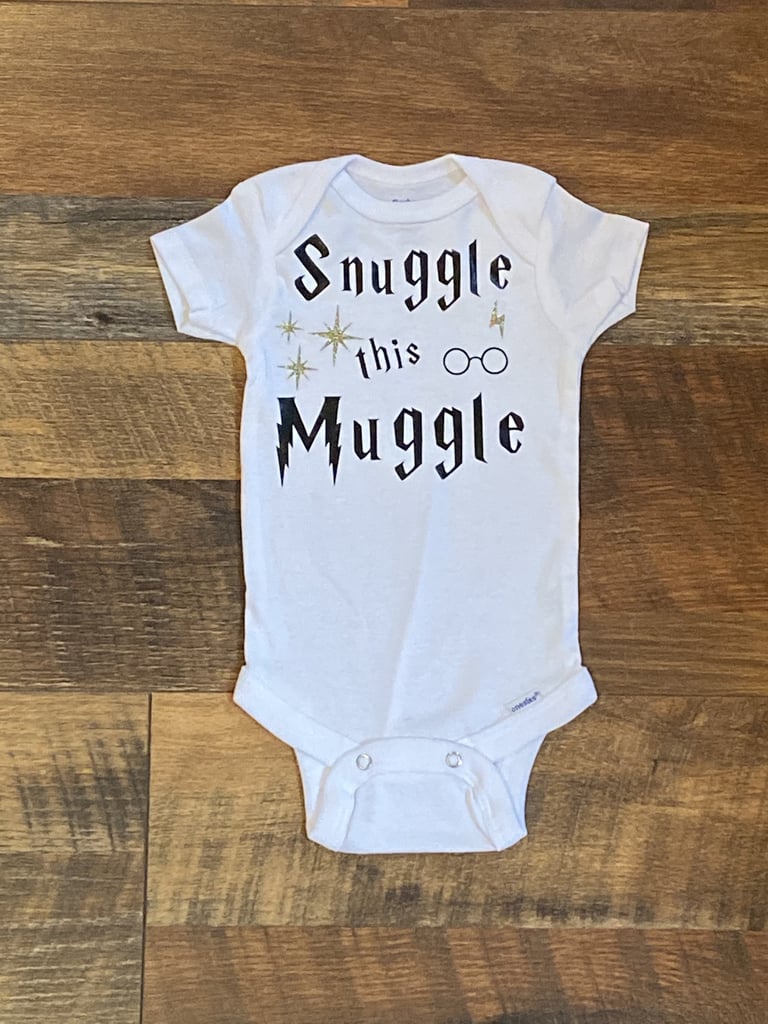 Romper Harry Potter Deadly Hallows Logo Onesie Makes a Great Shower Gift 
