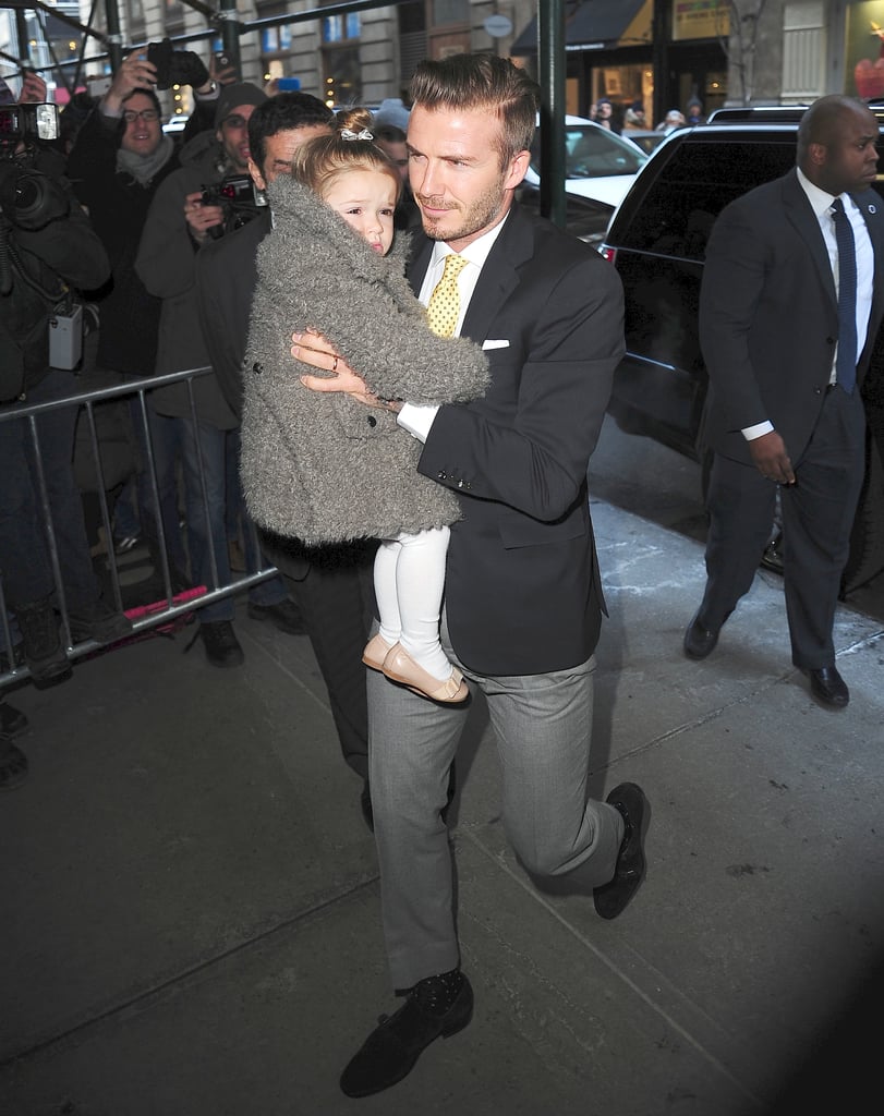 Victoria and David Beckham at New York Fashion Week 2014