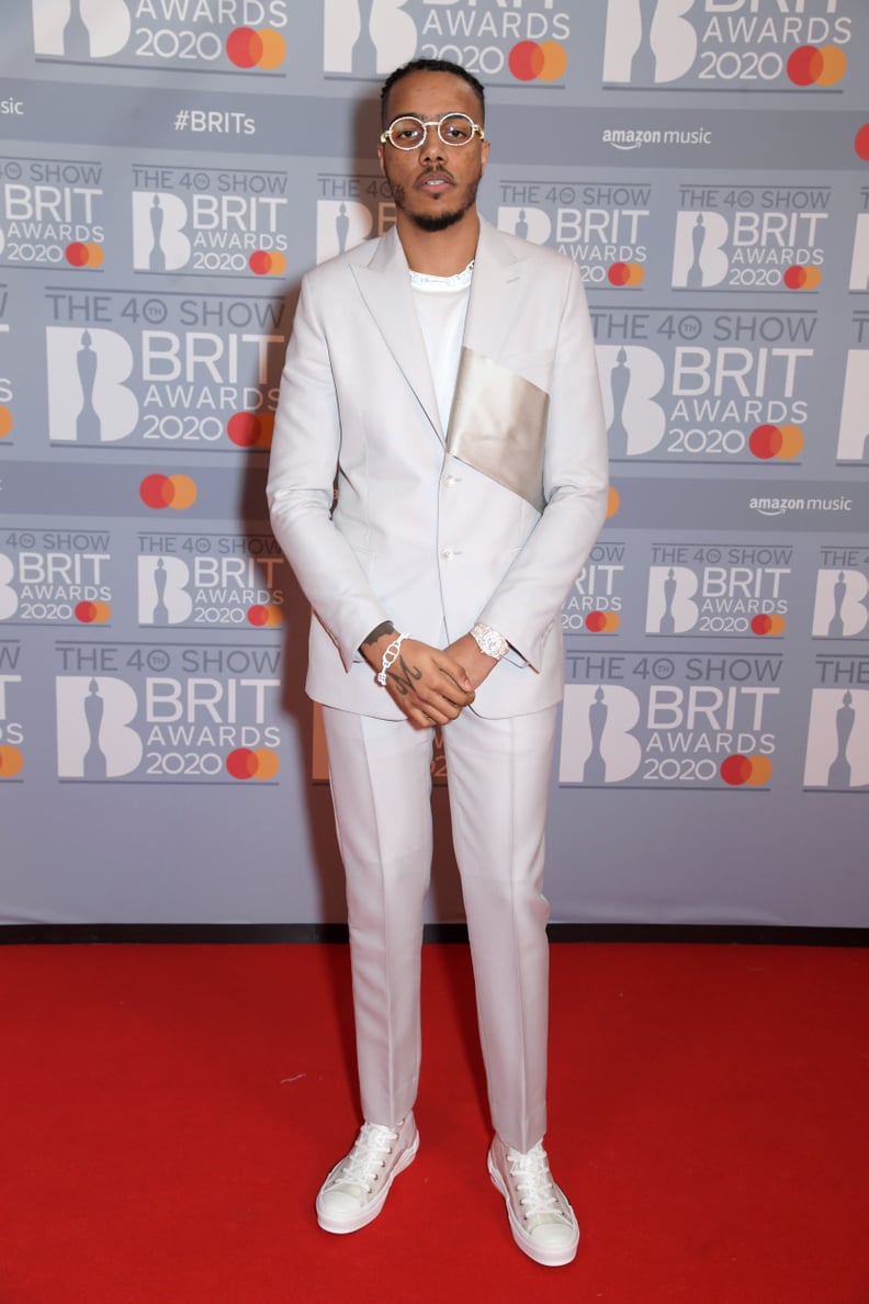 AJ Tracey at the 2020 BRIT Awards in London