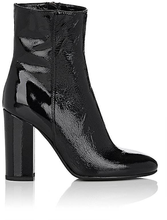 Barneys New York Patent-Leather Ankle Boots