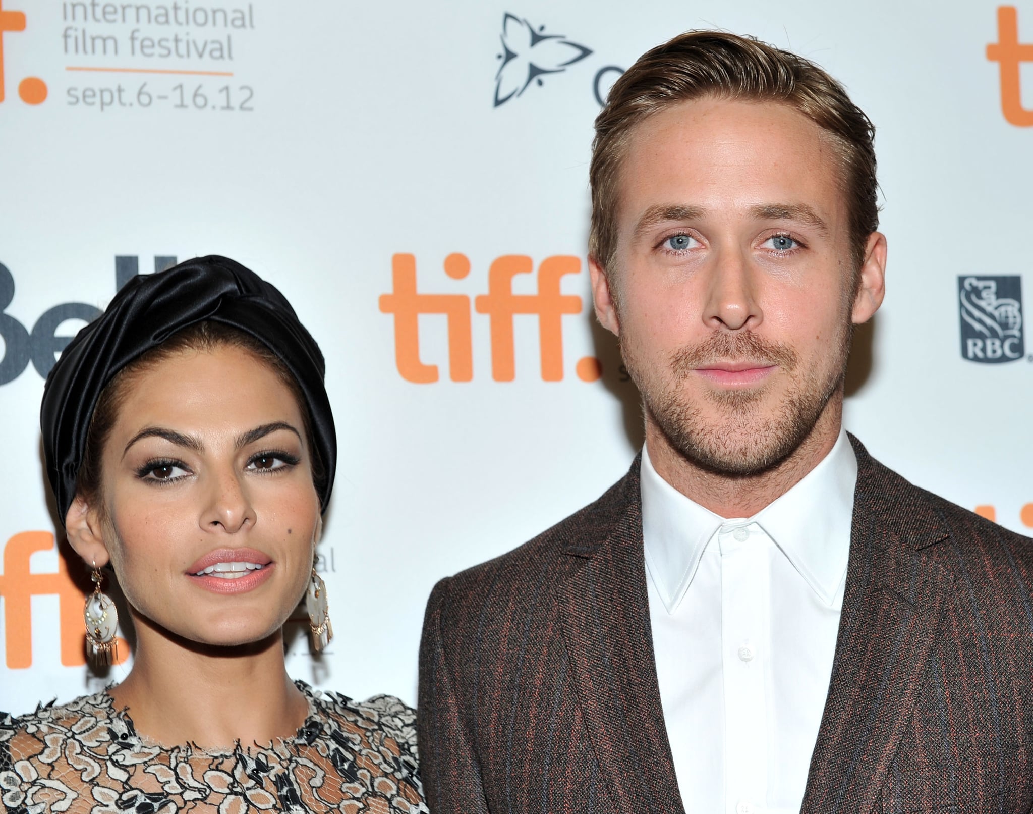 TORONTO, ON - SEPTEMBER 07: Actors Eva Mendes and Ryan Gosling attend 