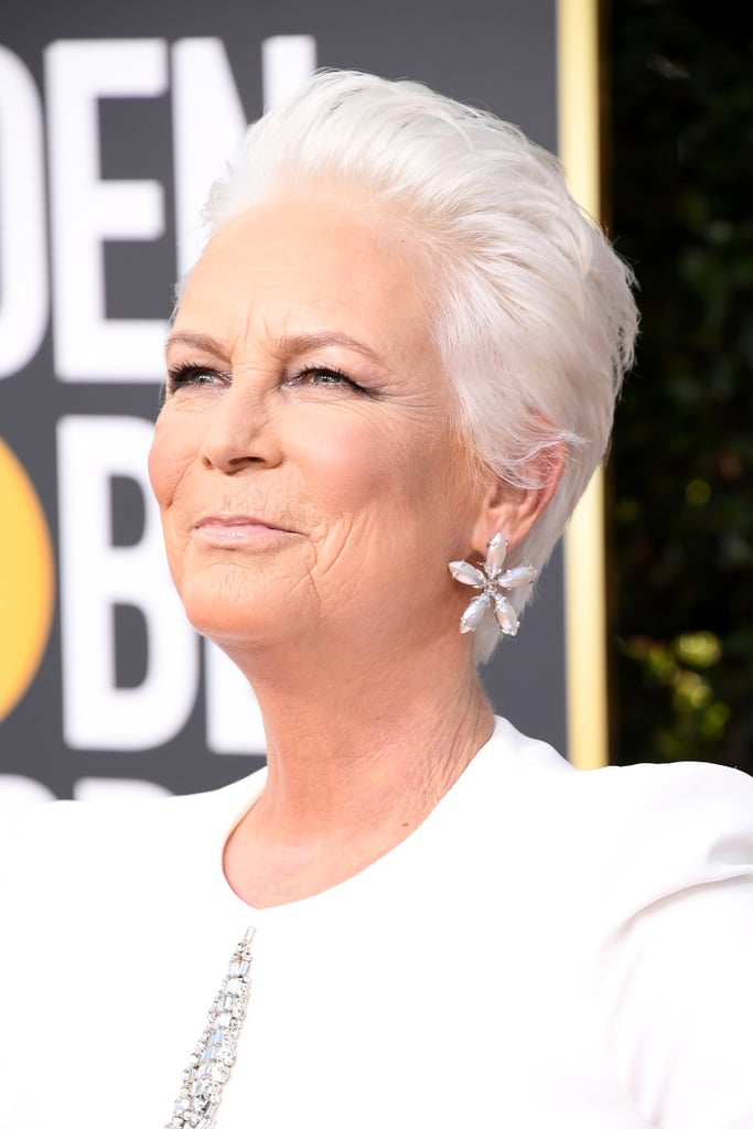 Jamie Lee Curtis Hair at the Golden Globes 2019