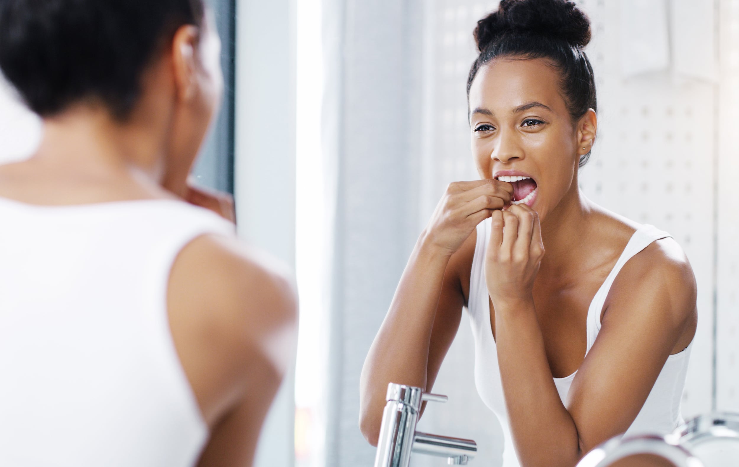 How to Floss Your Back Teeth POPSUGAR Fitness